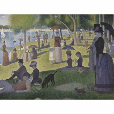 imagen 1 de puzzle seurat: tarde de domingo 1500 piezas