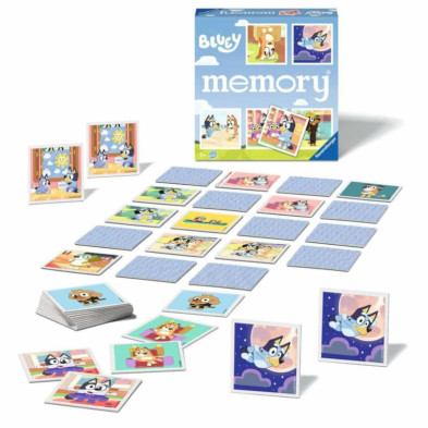 imagen 1 de juego memory bluey ravensburger