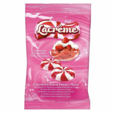 imagen 2 de caramelo la creme fresa sin azúcar bolsa 900grs
