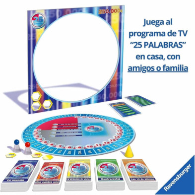imagen 2 de juego de mesa 25 palabras ravensburger