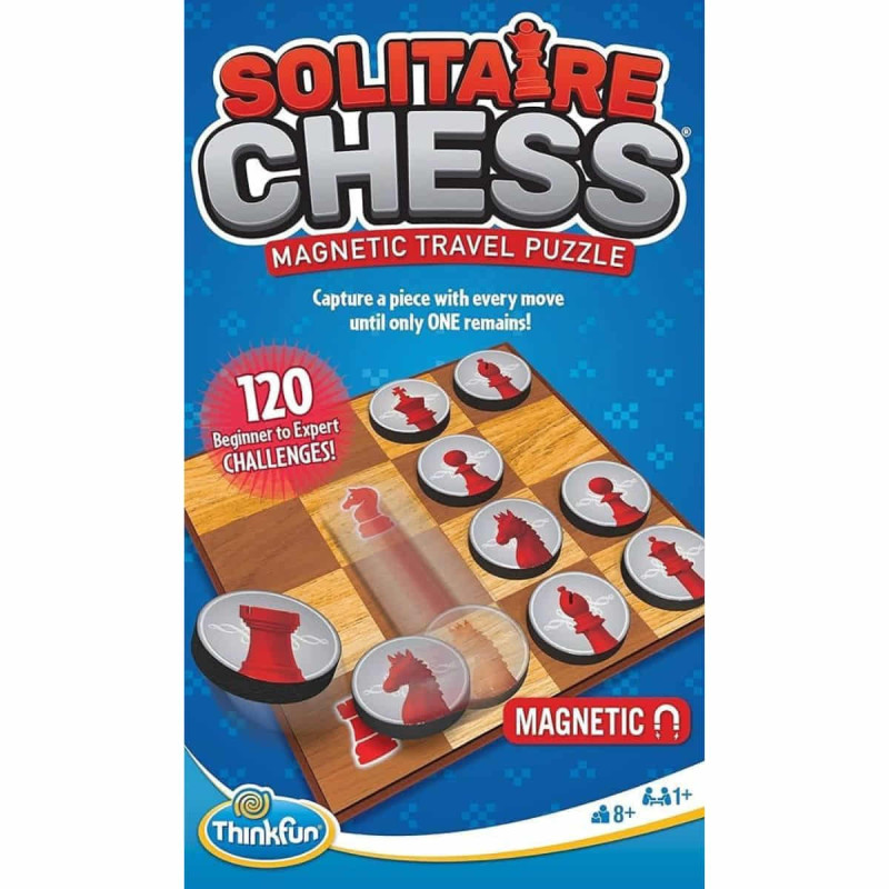 Imagen juego magnetico ajedrez solitario thinkfun