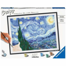 Imagen creart van gogh la noche estrellada kit para