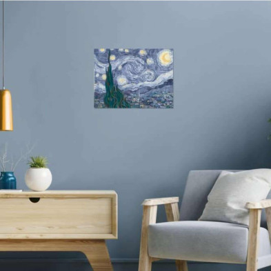 imagen 3 de creart van gogh la noche estrellada kit para