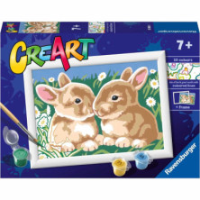 Imagen creart bonitos conejitos kit para pintar