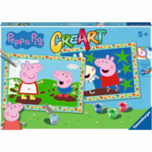 CREART PEPPA PIG KIT PARA PINTAR