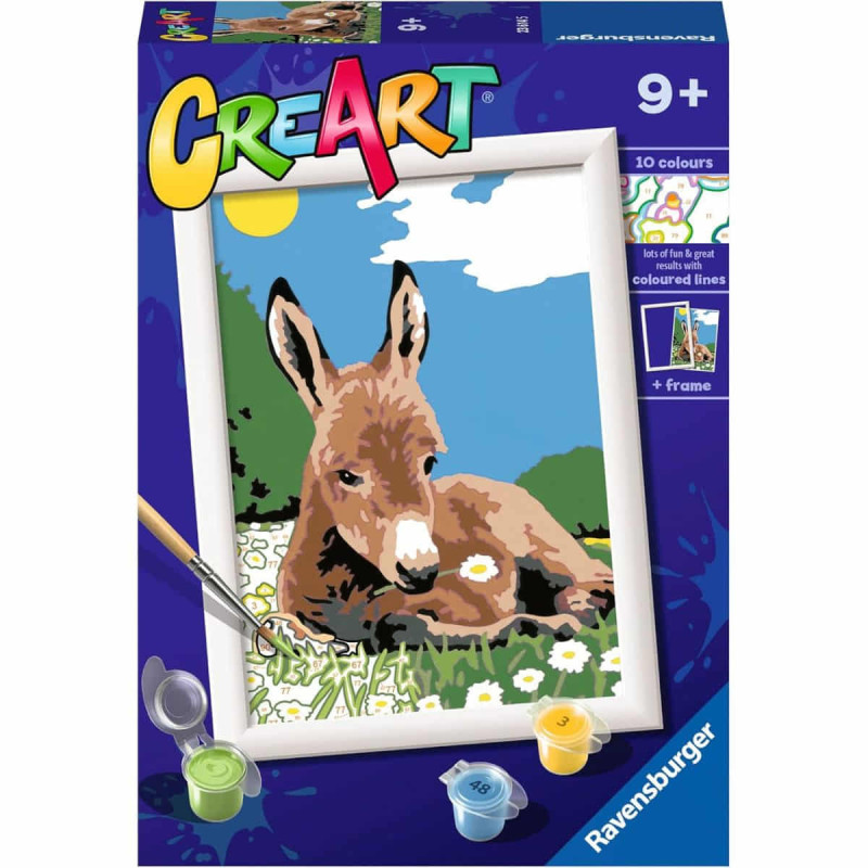 Imagen creart burro kit para pintar - serie e