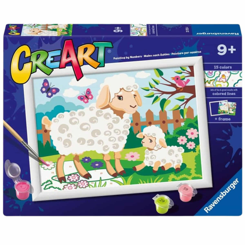 Imagen creart ovejitas kit para pintar