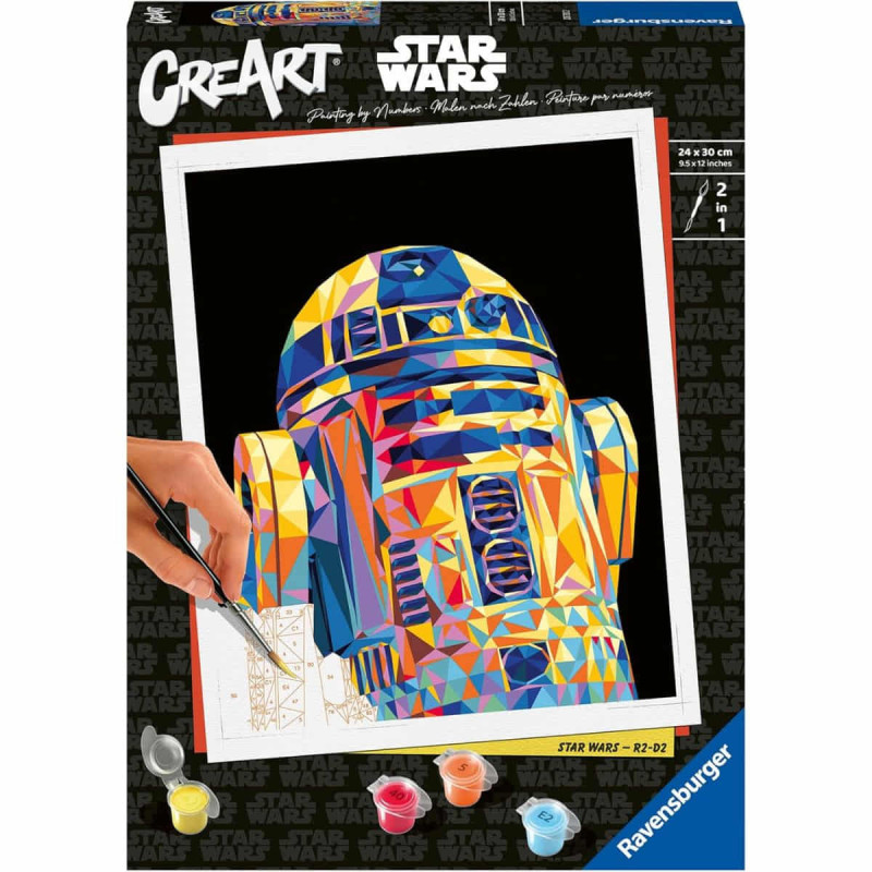 Imagen creart r2d2 star wars kit para pintar