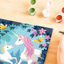 imagen 3 de creart unicornios glitter kit para pintar