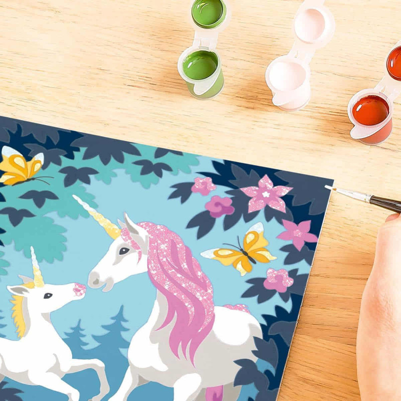 Kit De Pintura De Yeso De Unicornios – Set De Manualidades Con 7 Figuras, Moldes, Pinturas Y Pinceles, Para Niñas De 4 A 9 Años