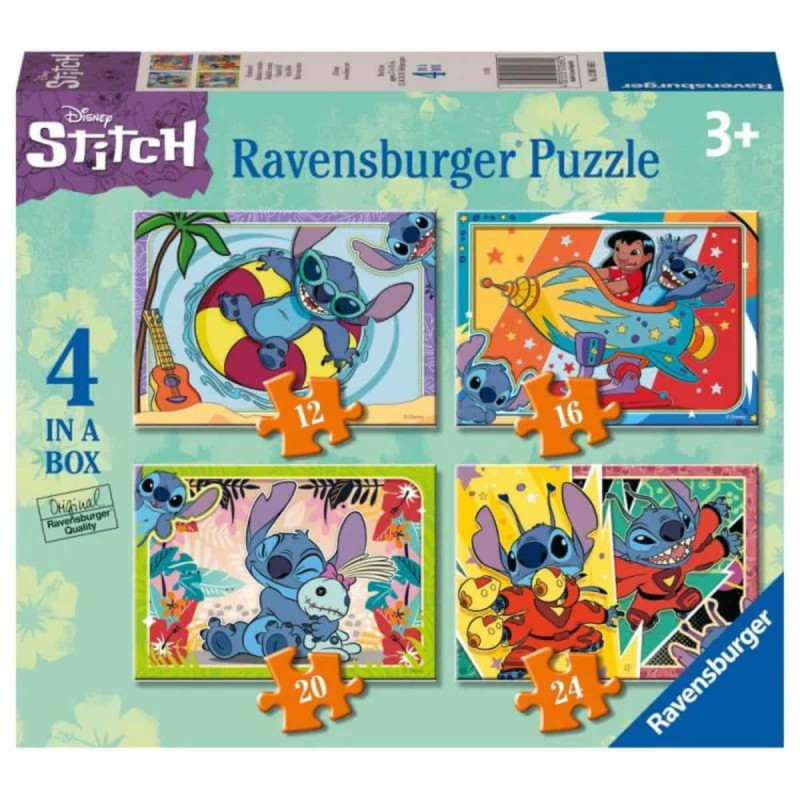 Imagen puzzle 4 en 1 stitch disney  12