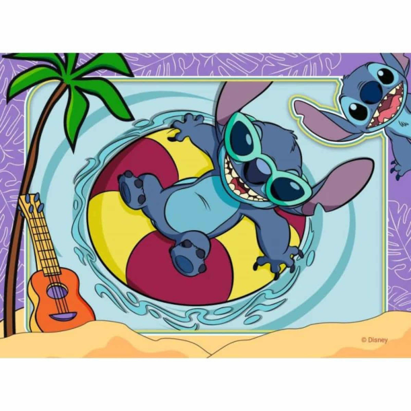 Puzle 4 en 1 Stitch Disney 72 Piezas Ravensburger - hipergol.com