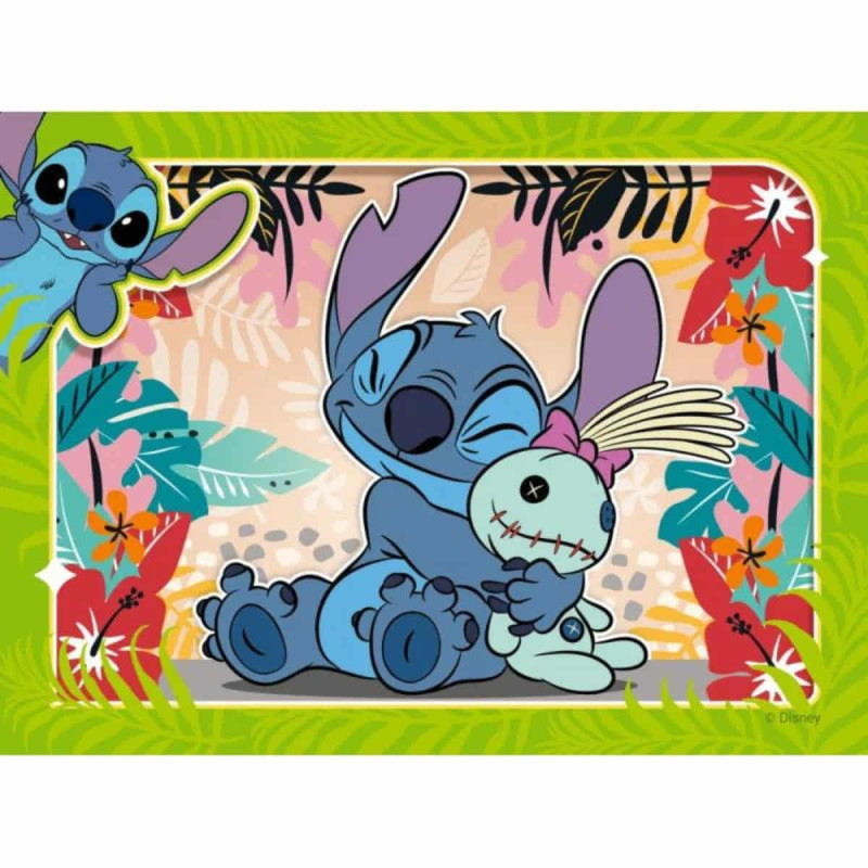 Puzle 4 en 1 Stitch Disney 72 Piezas Ravensburger - hipergol.com
