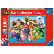 Imagen puzzle super mario 100 piezas xxl