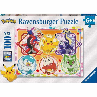 Imagen puzzle pokémon 100 piezas xxl