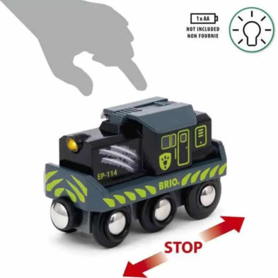 imagen 4 de tren jurasic a pilas brio dinosaurios
