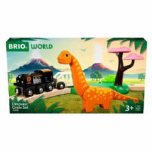Imagen set circular jurasic brio dinosaurios
