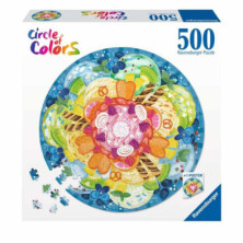 Imagen puzzle circular copa de helado 500 piezas circle o