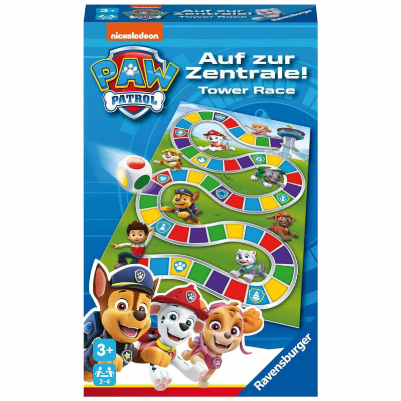 Imagen juego paw patrol tower race ravensburger