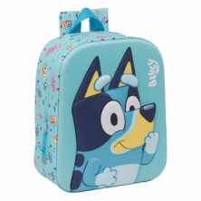 Imagen mochila guarderia bluey 3d 27cm
