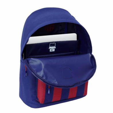 imagen 3 de mochila fc barcelona 41cm portatil safta