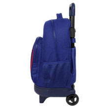 imagen 2 de mochila fc barcelona 45cm con carro safta
