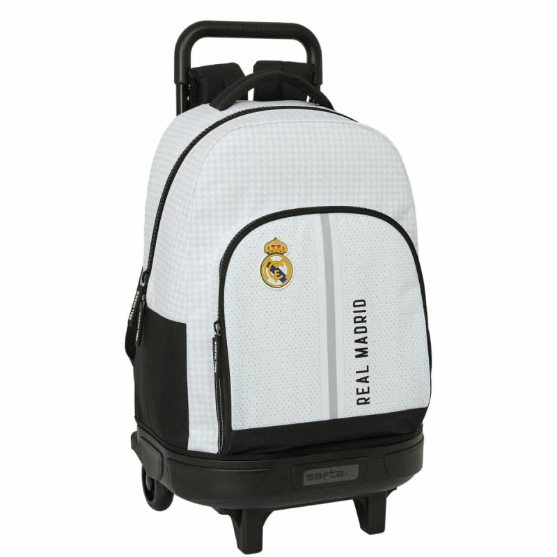 Imagen mochila con ruedas real madrid 45cm 1ª equipación Imagen mochila con ruedas real madrid 45cm 1ª equipación