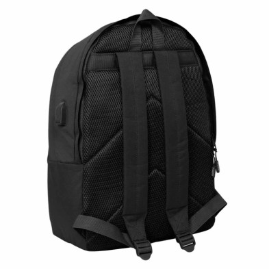 imagen 1 de mochila doble munich 44cm negra safta