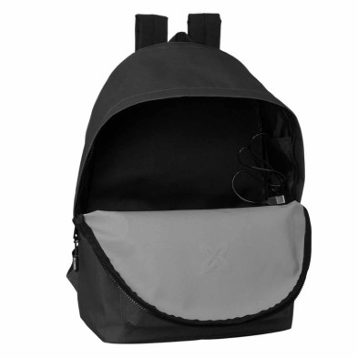 imagen 3 de mochila doble munich 44cm negra safta