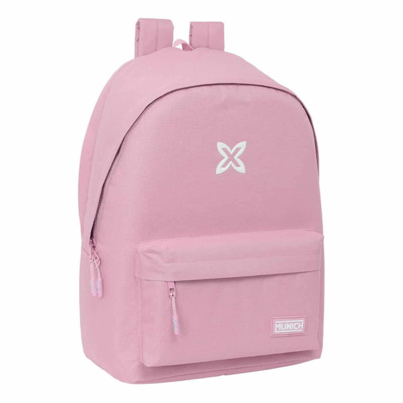 Imagen mochila doble munich 44cm rosa safta Imagen mochila doble munich 44cm rosa safta