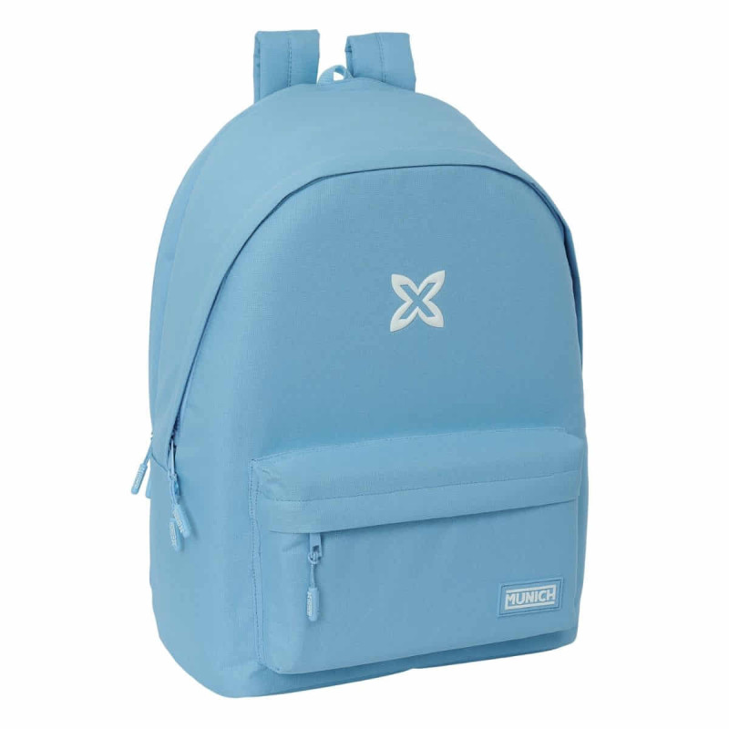 Imagen mochila doble munich 44cm azul safta Imagen mochila doble munich 44cm azul safta
