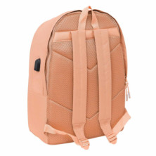 imagen 1 de mochila doble munich 44cm naranja safta