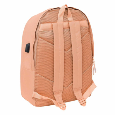 imagen 1 de mochila doble munich 44cm naranja safta