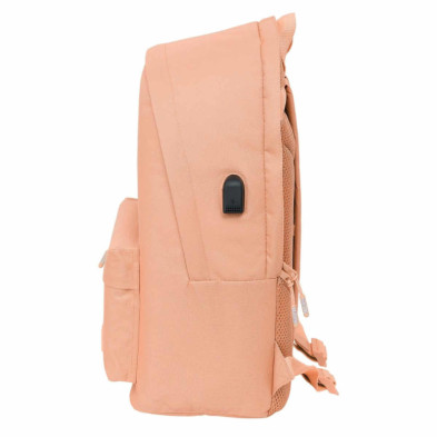 imagen 2 de mochila doble munich 44cm naranja safta