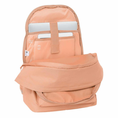 imagen 4 de mochila doble munich 44cm naranja safta