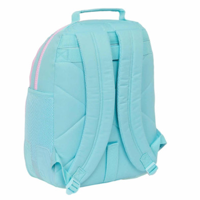 imagen 1 de mochila doble munich heaven 42cm celeste safta