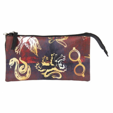 Imagen 1 estuche portatodo 3 compartimentos harry potter
