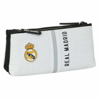 Imagen estuche portatodo doble real madrid safta