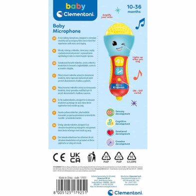 imagen 2 de baby micrófono clementoni - juegos bebé