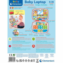 imagen 2 de ordenador baby laptop clementoni - amigos animales