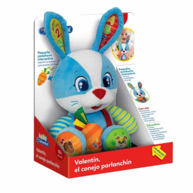 imagen 1 de peluche interactivo valentín el conejo parlanchín