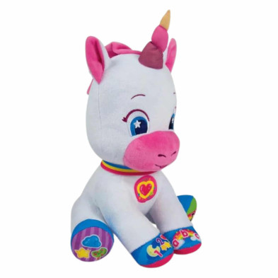 Imagen peluche interactivo baby unicornio con luz y sonid