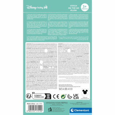 imagen 2 de peluche stitch clementoni - disney baby