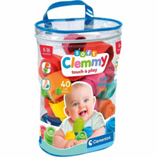 Imagen bloques construcción clemmy touch & play 40u cleme