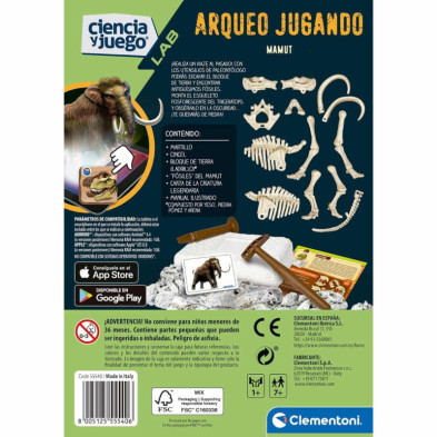 imagen 1 de juego arqueojugando mamut ciencia y juego clemento