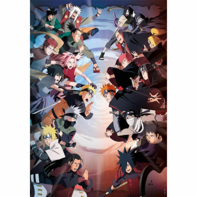 imagen 1 de puzzle naruto combate 1000 piezas clementoni