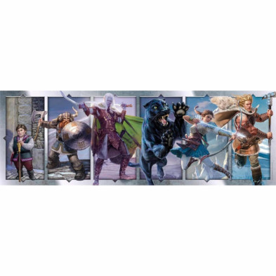 imagen 1 de puzzle panorama dungeons & dragons 1000 piezas cle