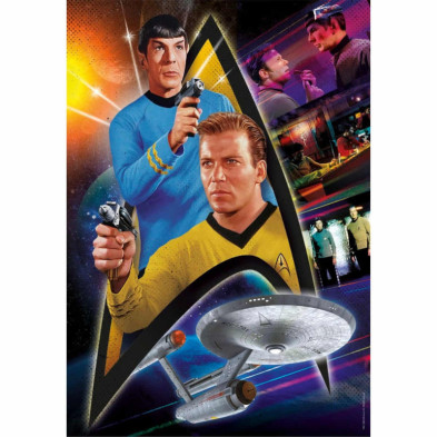imagen 1 de puzzle star trek 500 piezas clementoni