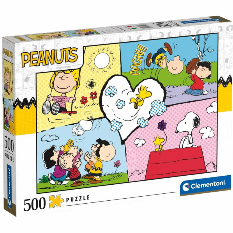 Imagen puzzle snoopy peanuts 500 piezas clementoni