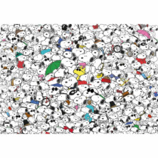 imagen 1 de puzzle snoopy peanuts 1000 piezas impossible cleme